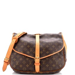 Saumur Handbag Monogram Canvas 35