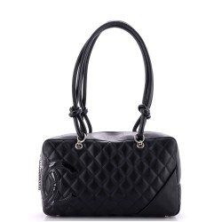 Cambon Bowler Bag Quilted Leather Medium