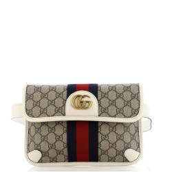 Ophidia Flap Belt Bag GG Coated Canvas