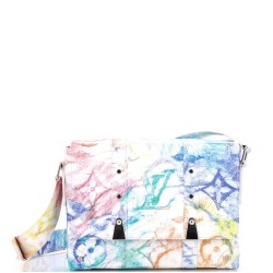 Trunk Messenger Bag Limited Edition Monogram Pastel Multicolor