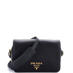 Flap Zip Crossbody Bag Vitello Phenix Small