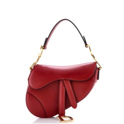 Saddle Handbag Leather Mini