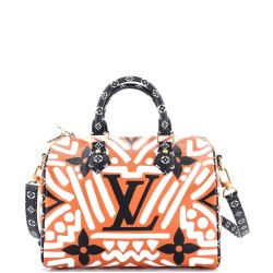 Speedy Bandouliere Bag Limited Edition Crafty Monogram Giant 25