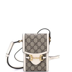 Horsebit 1955 Crossbody Bag GG Coated Canvas with Leather Mini