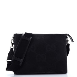 Zip Messenger Bag Jumbo GG Canvas