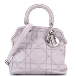 Granville Satchel Cannage Quilt Leather Small