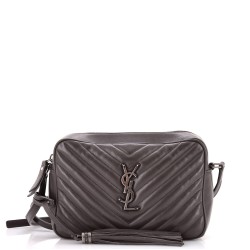 Lou Camera Bag Matelasse Chevron Leather Small