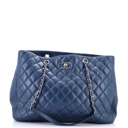 Classic CC Shopping Tote Quilted Calfskin Large