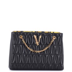 Virtus Chain Tote Quilted Leather Small