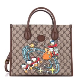 Disney Donald Duck Convertible Tote Printed GG Coated Canvas Medium