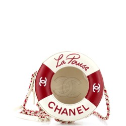 Lifesaver Round Crossbody Bag Lambskin Small