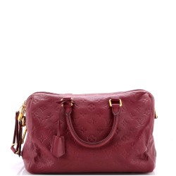 Speedy Bandouliere Bag Monogram Empreinte Leather 30