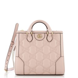 GG Top Handle Tote GG Matelasse Leather Mini