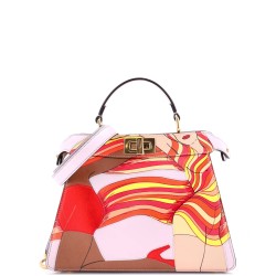 Antonio Lopez Peekaboo ISeeU Bag Printed Leather Inlay Small