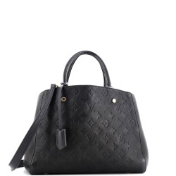 Montaigne Handbag Monogram Empreinte Leather MM