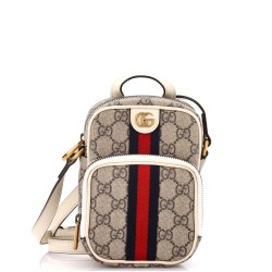 Ophidia Top Handle Crossbody Bag GG Coated Canvas Mini