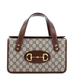 Horsebit 1955 Boston Bag GG Coated Canvas Small