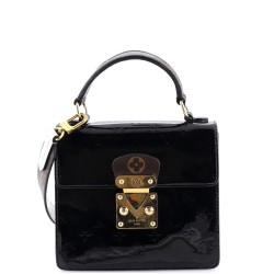 Spring Street NM Handbag Monogram Vernis with Monogram Canvas and Epi Leather