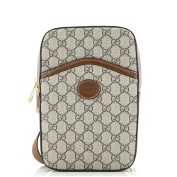 Interlocking G Patch Sling Bag GG Coated Canvas Small