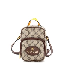 Neo Vintage Top Handle Crossbody Bag GG Coated Canvas Mini
