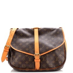 Saumur Handbag Monogram Canvas 35