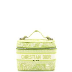 DiorTravel Vanity Case Embroidered Canvas