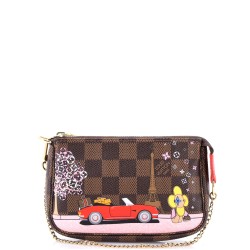 Pochette Accessoires Limited Edition Vivienne Xmas Damier Mini