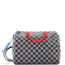 Speedy Bandouliere Bag Limited Edition Colored Damier 30