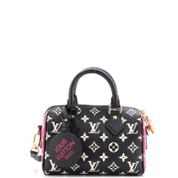 Speedy Bandouliere Bag Spring in the City Monogram Empreinte Leather 20