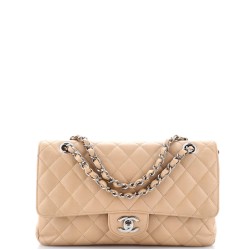 Classic Double Flap Bag Quilted Caviar Medium