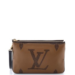Double Zip Pochette Reverse Monogram Giant