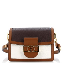 Dauphine Shoulder Bag Taurillon Leather Mini