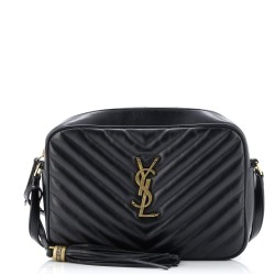 Lou Camera Bag Matelasse Chevron Leather Small