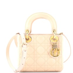 Lady Dior Chain Bag Cannage Quilt Lambskin Mini