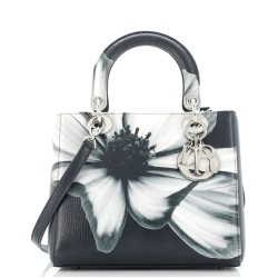 Lady Dior Bag Printed Leather Medium