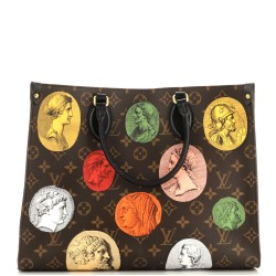 OnTheGo Tote Limited Edition Fornasetti Cameo Monogram Canvas MM