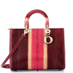Lady Dior Bag Python Large