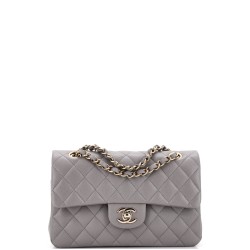 Classic Double Flap Bag Quilted Caviar Small