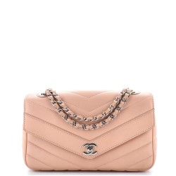 Data Center Envelope Flap Bag Chevron Caviar Large