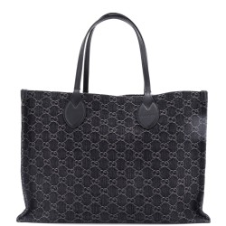 Ophidia Shopper Tote GG Denim Large