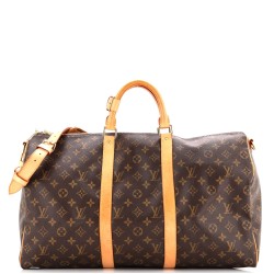 Keepall Bandouliere Bag Monogram Canvas 50