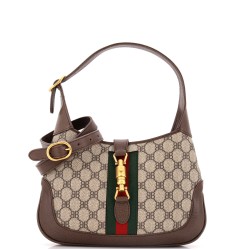 x Gucci The Hacker Project Jackie 1961 Hobo BB Coated Canvas Small