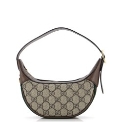 Ophidia Zip Hobo GG Coated Canvas Mini