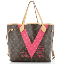 Neverfull NM Tote Limited Edition V Monogram Canvas MM