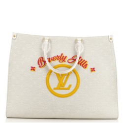 OnTheGo Tote Limited Edition Cities Monogram Jacquard and Tuffetage Canvas GM