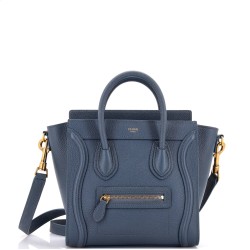 Luggage Bag Grainy Leather Nano