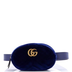 GG Marmont Belt Bag Matelasse Velvet