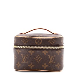 Nice Vanity Case Monogram Canvas Nano