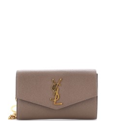 Uptown Chain Wallet Leather