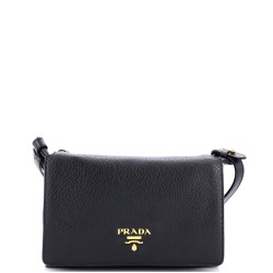 Double Zip Crossbody Bag Vitello Daino Small